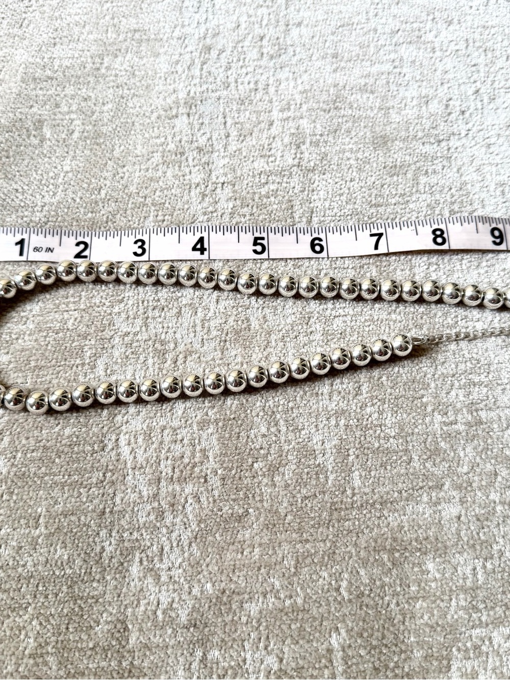 Silpada Bead Ball Polished Silver Necklace - Picture 6 of 9